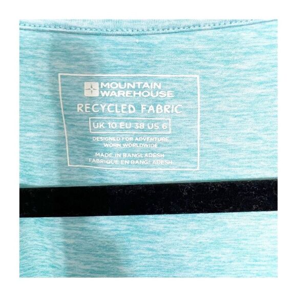 Mountain Warehouse Dress Womens Shortsleeve Scoop Neck Ladies 6 Blue - Picture 4 of 5